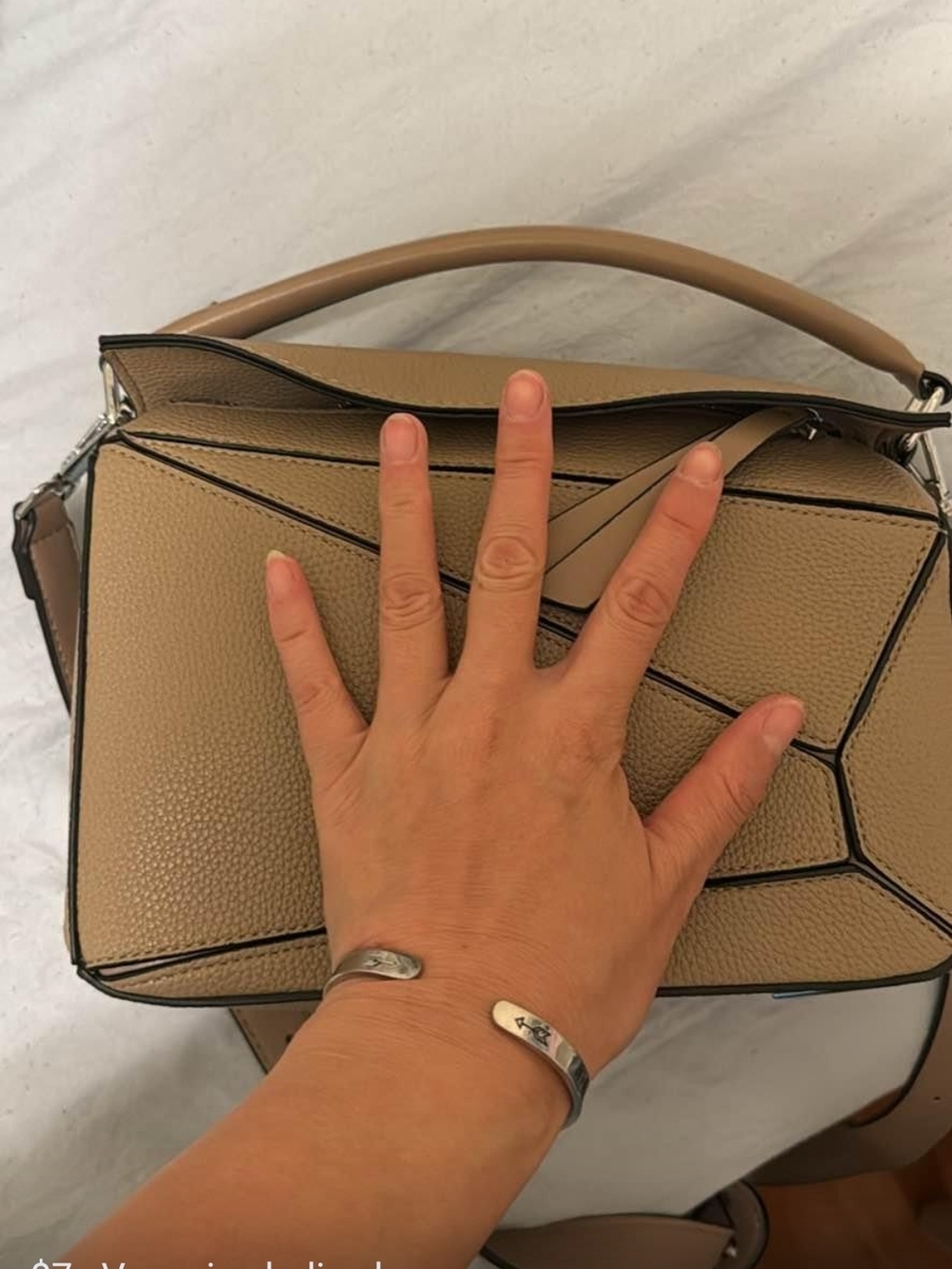 Brand NEW Never Worn Womens Geometric Top-Handle Bag Crossbody Tote Satchel
